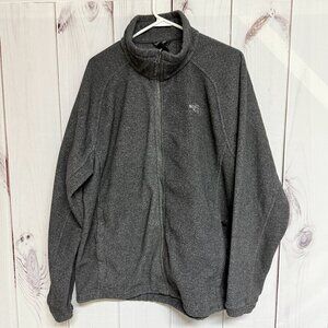 The North Face‎ Men's Full Zip Fleece Jacket XL Gray Fall 2008 EUC